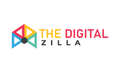 Logo for The Digital Zilla featuring a multicolor geometric icon next to the bold brand name 'THE DIGITAL ZILLA'.