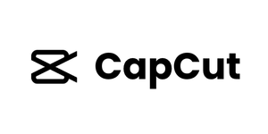 CapCut brand logo with wordmark