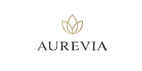 Aurevia logo: a gold lotus emblem above the brand name Aurevia.
